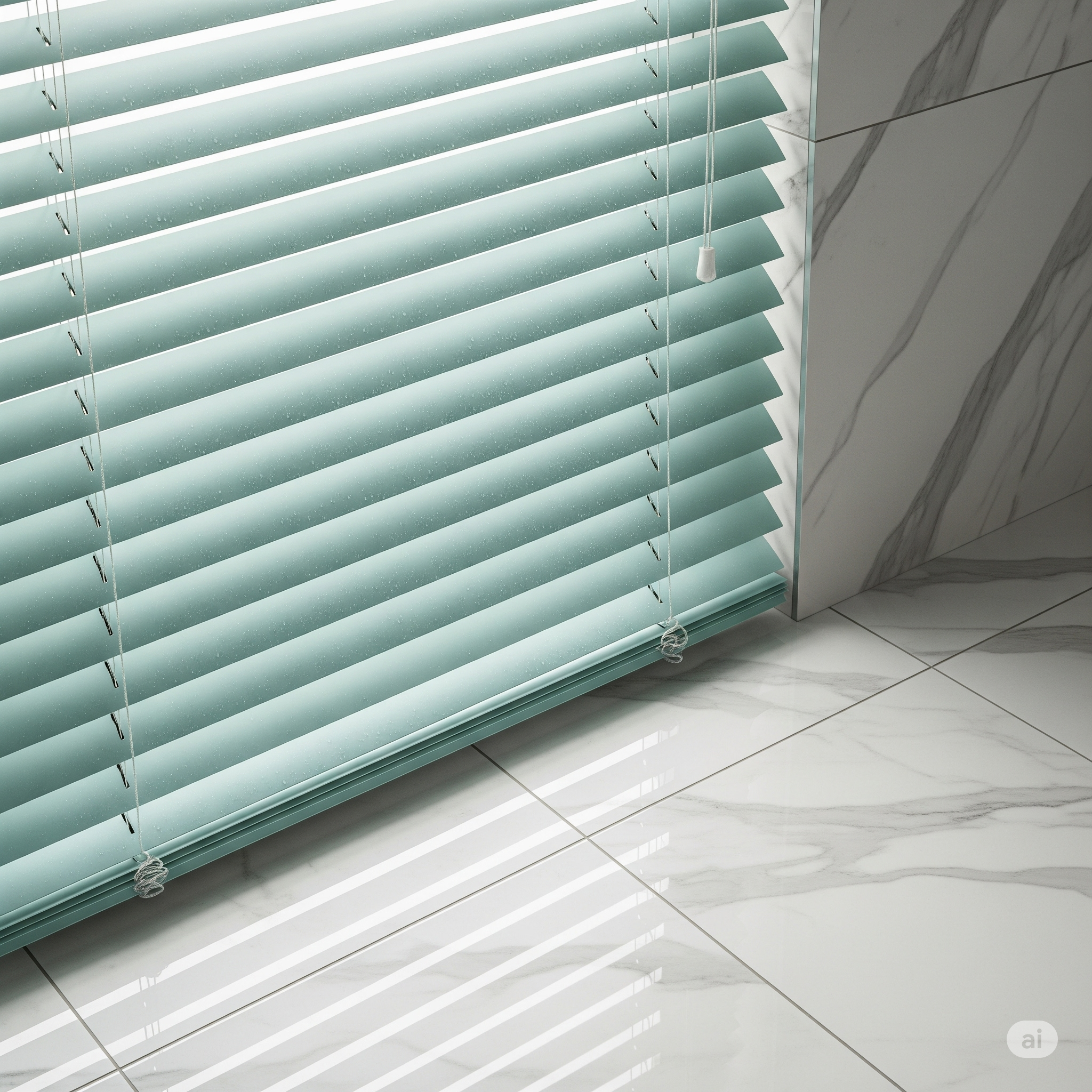 White Aluminium Venetian Blinds